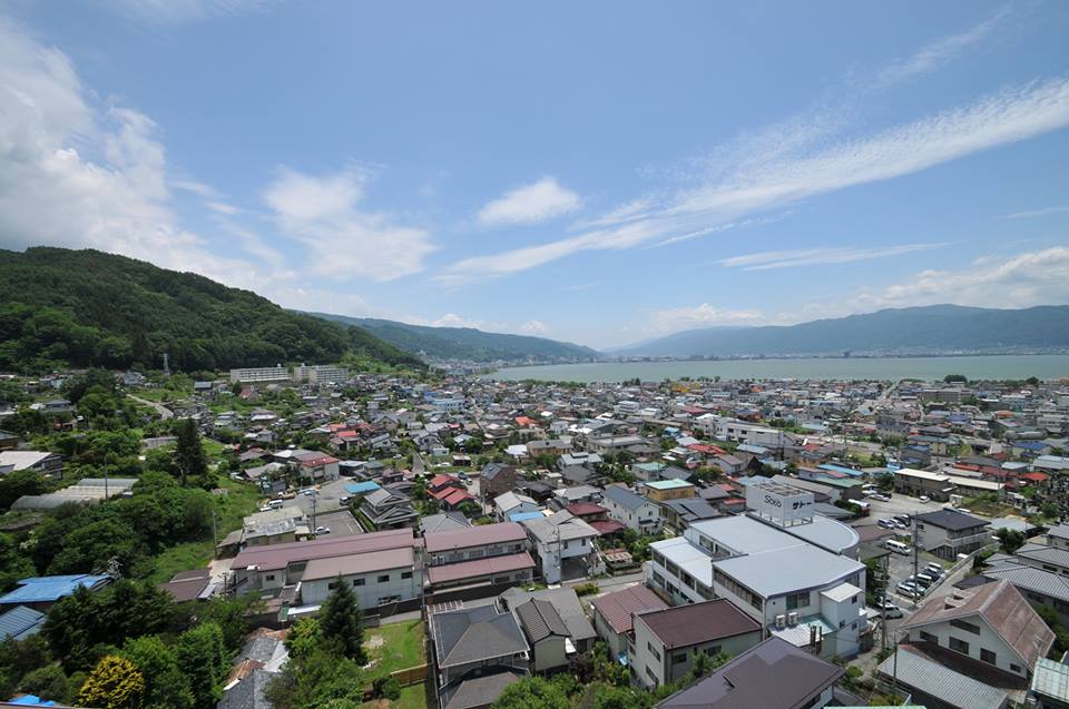 下諏訪町の街並み