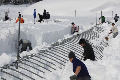 除雪作業の 様子