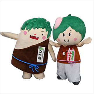 多可町観光PRマスコットたか坊・ふう子