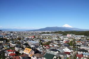 役場庁舎からの町並み